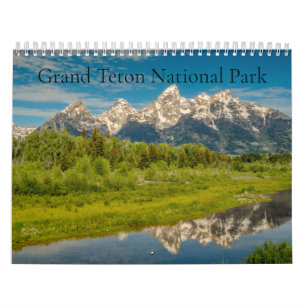 Calendário Paisagem Nacional do Grande Teton