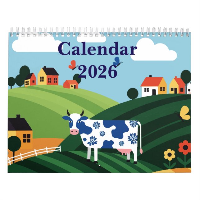Calendário Paisagem rural pitoresca (Capa)