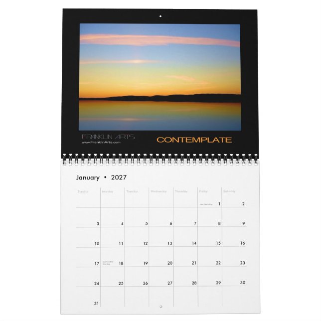 Calendário Paisagens 2010 (Jan 2027)