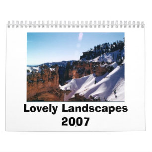Calendário Paisagens bonitas 2007