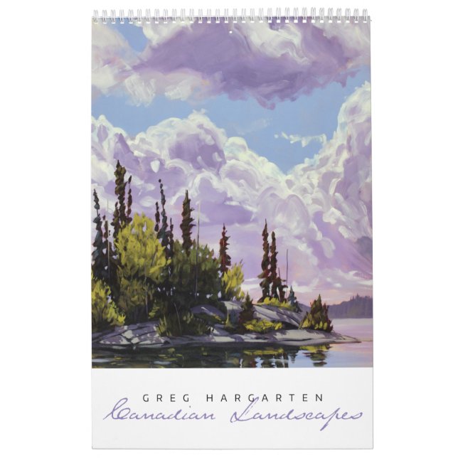 Calendário Paisagens Canadianas Greg Hargarten (Capa)