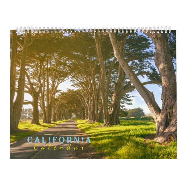 Calendário Paisagens da Califórnia (Capa)