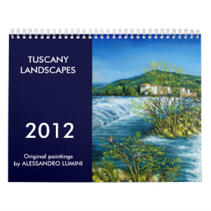 CALENDÁRIO PAISAGENS DA TÚSCULA 2012