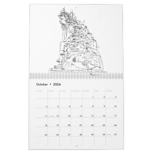 Calendário Paisagens de Fantasia