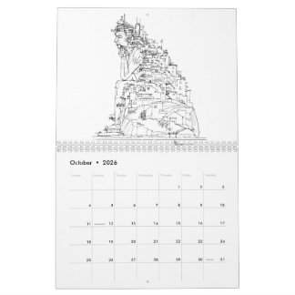 Calendário Paisagens de Fantasia