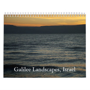 Calendário Paisagens de Galilee, Israel