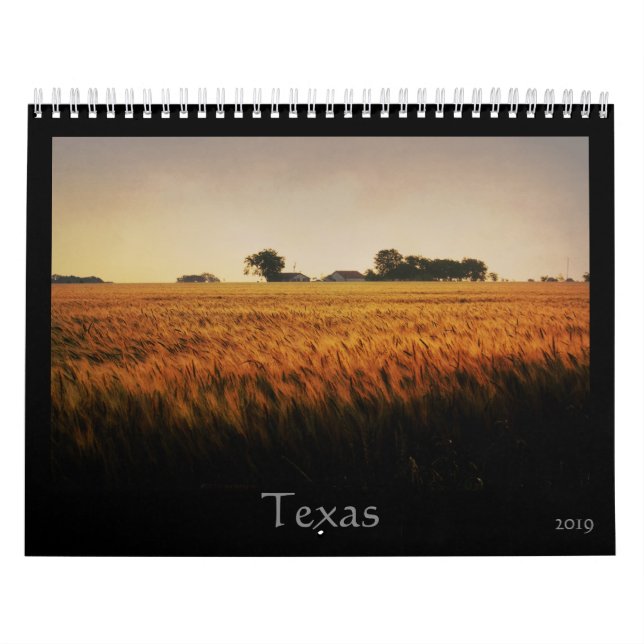 Calendário Paisagens de Texas (Capa)