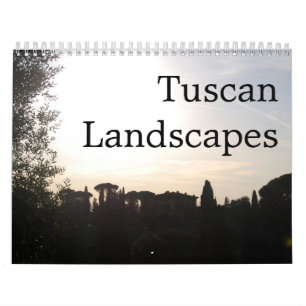 Calendário Paisagens de Tuscan