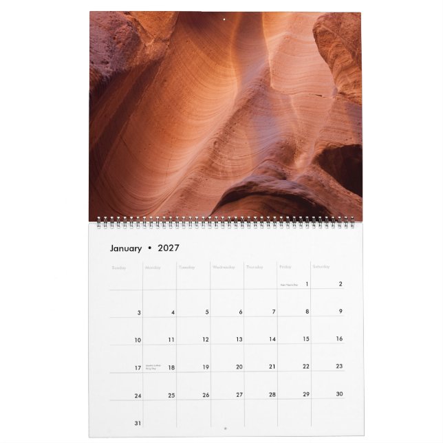 Calendário Paisagens de Utá - 2010 (Jan 2027)
