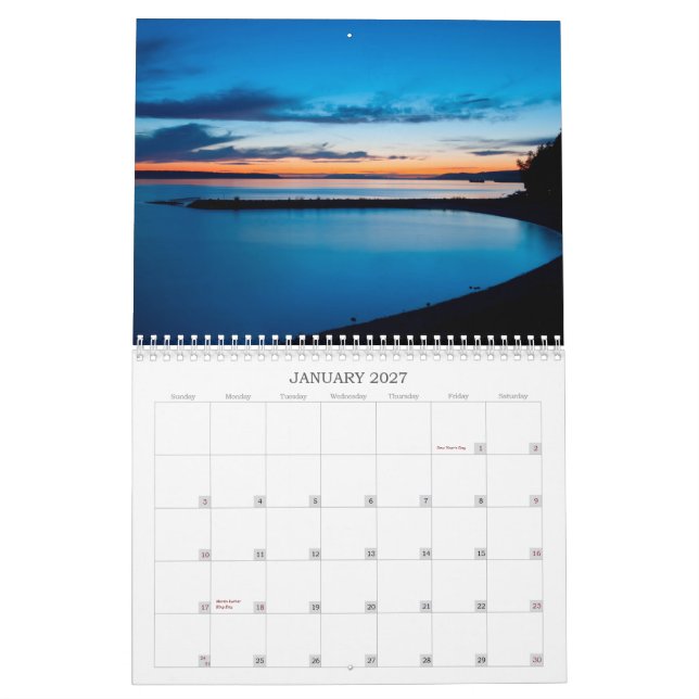 Calendário Paisagens do rio de Powell (Jan 2027)