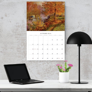 Calendário Paisagens Florais de Nenúfar de Claude Monet