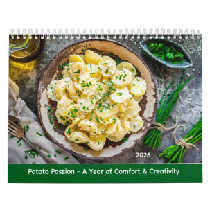 Calendário Paixão pela Batata – Um Ano de Conforto & Criativi