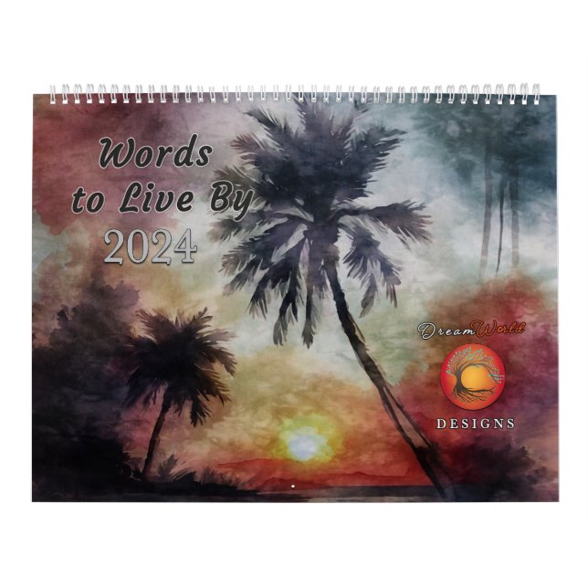 Calendário Palavras Para Viver - 2024 (Capa)