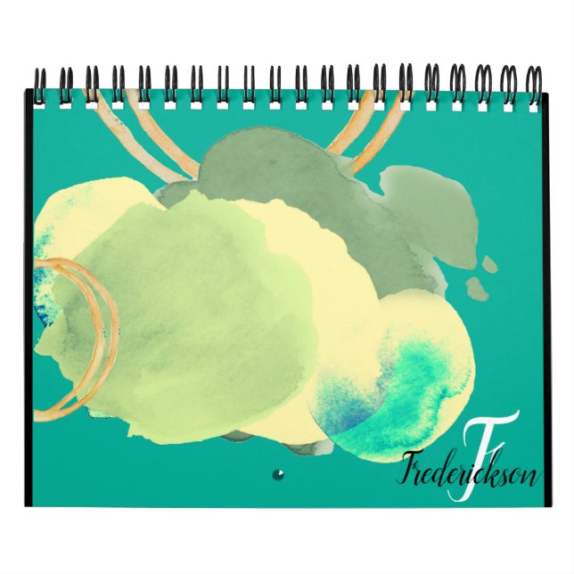 Calendário Palete de cor estética 2021 (Capa)