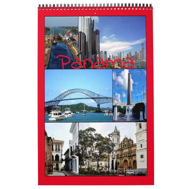 Calendário Panamá - América Central - (Capa)