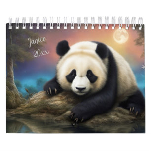 Calendário Panda Fantasy