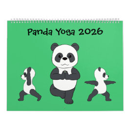 Calendário Panda Yoga Calendar