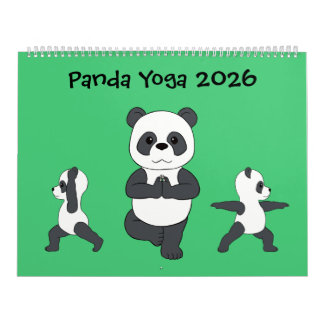 Calendário Panda Yoga Calendar