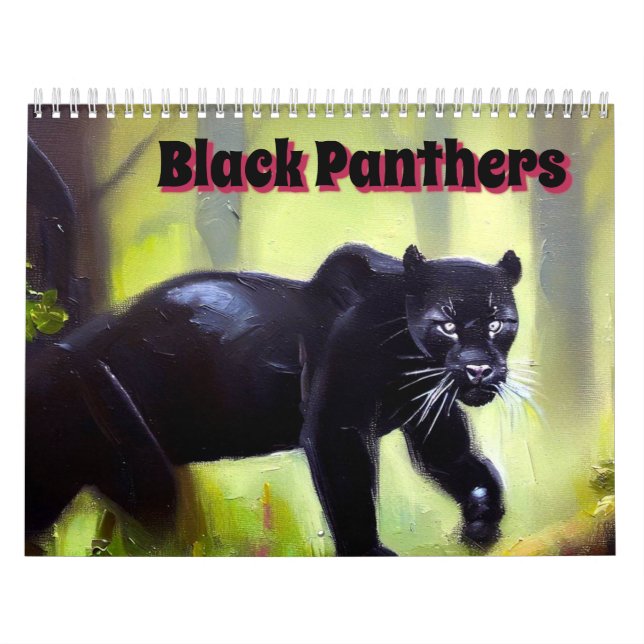 Calendário Panteras Negra (Capa)