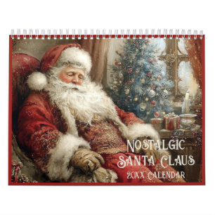 Calendário Papai Noel Nostálgico Natal o Ano Todo