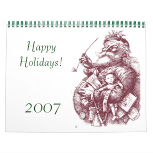Calendário papais noeis 1, Felizes Férias!, 2007