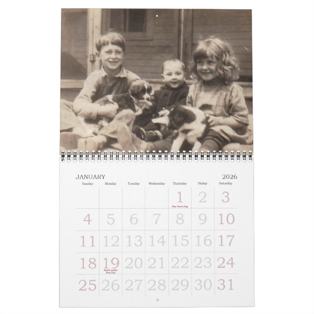 Calendário papais noeis 1, Felizes Férias!, 2007 (Jan 2026)