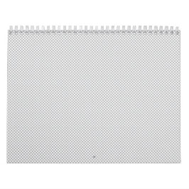Calendário Papel de Presente Cinza com Padrão de Natal Modern