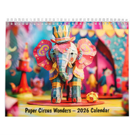 Calendário Paper Circus Wonders – 2026 Calendar