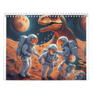 Calendário Papers de embrulho criativos