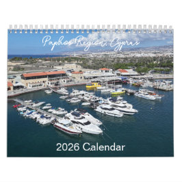 Calendário Paphos Region 2026  Calendar by PaphosLife
