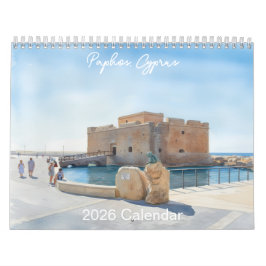 Calendário Paphos water colour style Calendar by PaphosLife