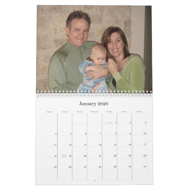 Calendário para o Patsy da avó (Jan 2026)