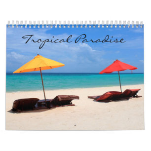 Calendário Paraíso tropical