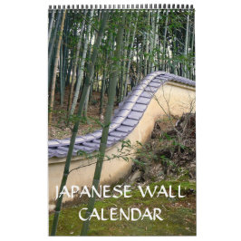 Calendário Paredes japonesas
