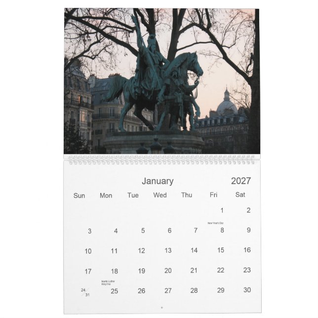Calendário Paris 2014 (Jan 2027)