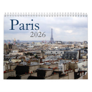 Calendário Paris 2026