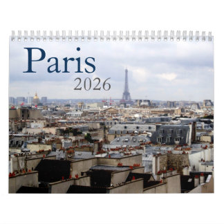 Calendário Paris 2026