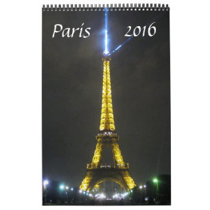 Calendário Paris france 2016