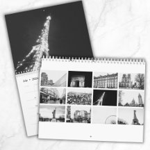 Paris Personalizado Viagem Minimalista Preto & Bra