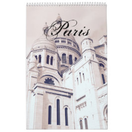 Calendário Paris Photography Montmartre Sacré-Coeur Fotokunst