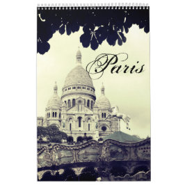 Calendário Paris Photography Montmartre Sacré-Coeur Fotokunst