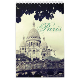 Calendário Paris Photography Montmartre Sacré-Coeur Fotokunst