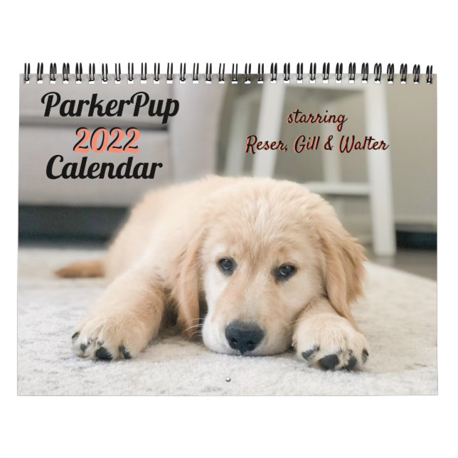 Calendário ParkerPup 2022 (Capa)