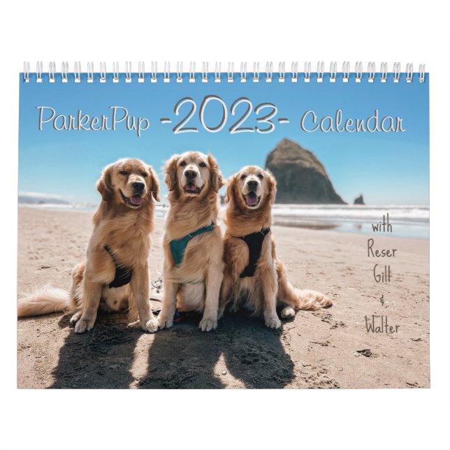 Calendário ParkerPup 2023 (Capa)