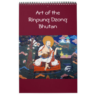 Calendário paro dzong butão arte