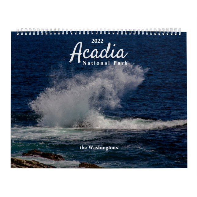 Calendário Parque Nacional Acadia (Capa)