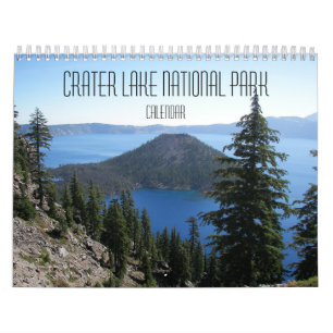 Calendário Parque Nacional Crater Lake Fotográfico