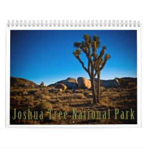 Calendário Parque nacional de árvore de Joshua