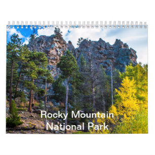 Calendário Parque nacional de montanha rochosa