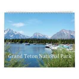 Calendário Parque Nacional Grand Teton